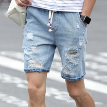 Men's cotton thin denim shorts New fashion summer male Casual short jeans Soft and comfortable casual shorts Free shipping