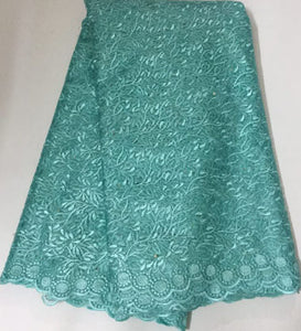 African Lace Fabric 2019 High Quality 5yards Lace Tulle Lace Fabric African French Net Lace Fabric For Eveing Dress JLM021