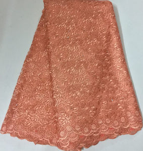 African Lace Fabric 2019 High Quality 5yards Lace Tulle Lace Fabric African French Net Lace Fabric For Eveing Dress JLM021