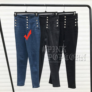 Jeans Womens High Waist Stretchy Elastic Skinny Denim Long Pencil Pants Plus Size Woman Jeans Camisa Feminina Lady Fat Trou