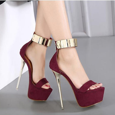 New Fashion Women Pumps Sexy Peep Toe Thin High Heels Shoes Woman Pumps Plus US Size 3-9
