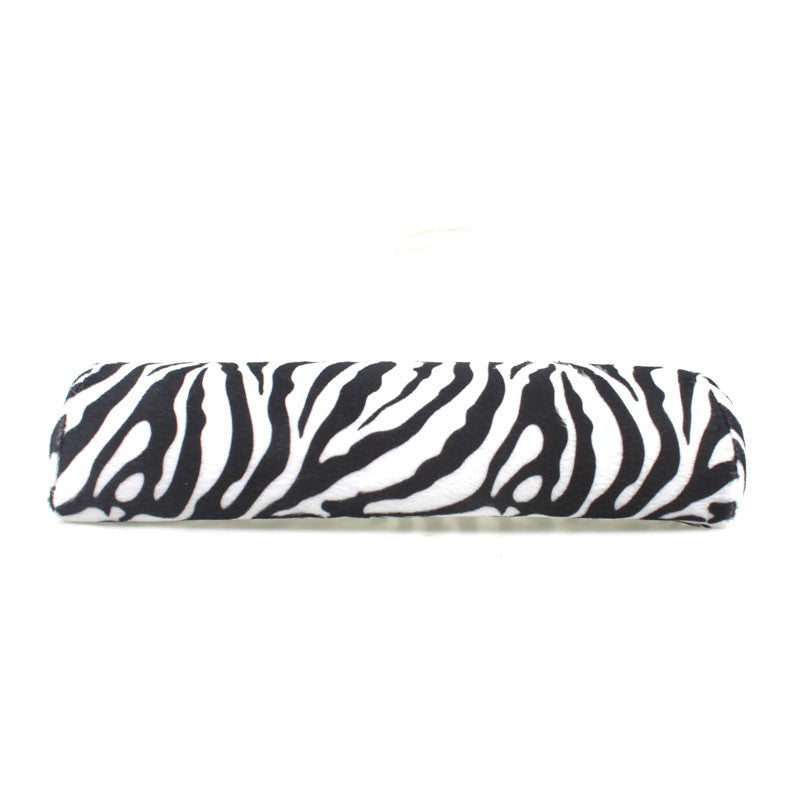 Soft Zebra Stripe/Pink Hand Rest Cushion Pillow Nail Art Design Equipment Manicure Half Column Sponge Tools