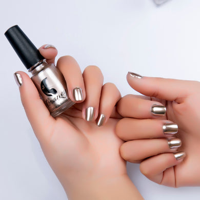 Mirror Nail Polish Plating Silver Paste Metal Color Stainless Steel